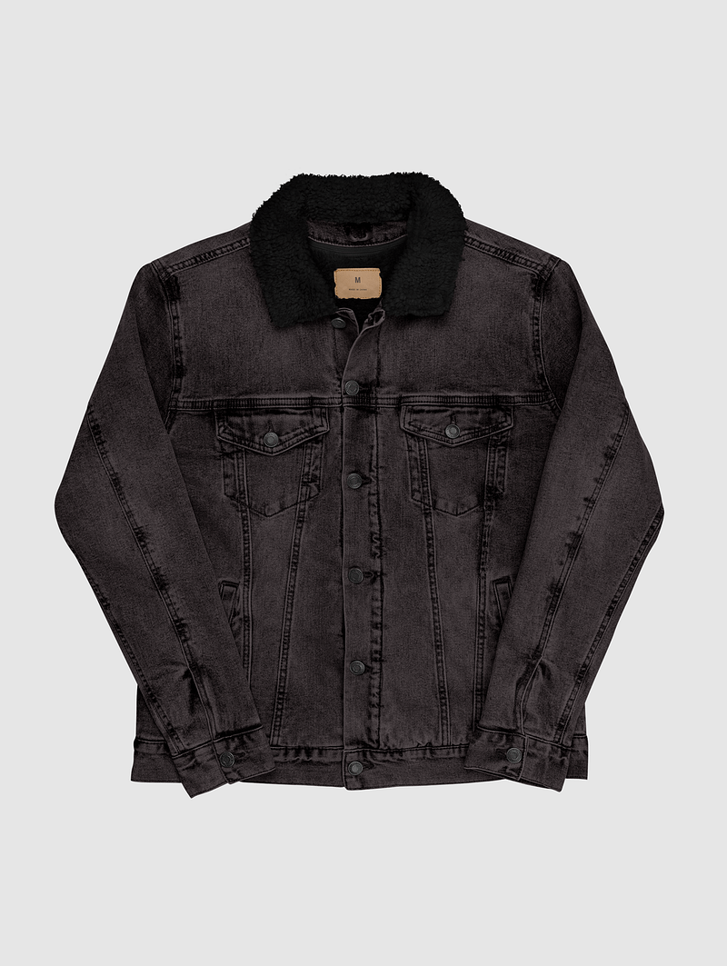 denim sherpa jacket
