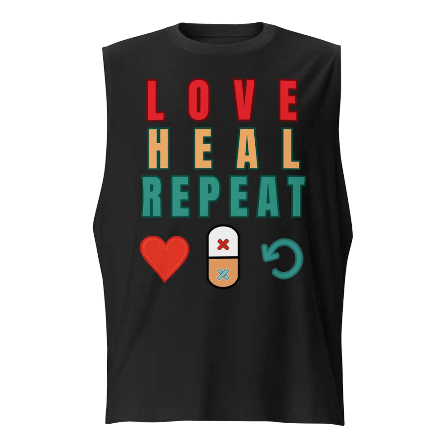 LOVE ,HEAL, REPEAT Muscle Tank product image (1)