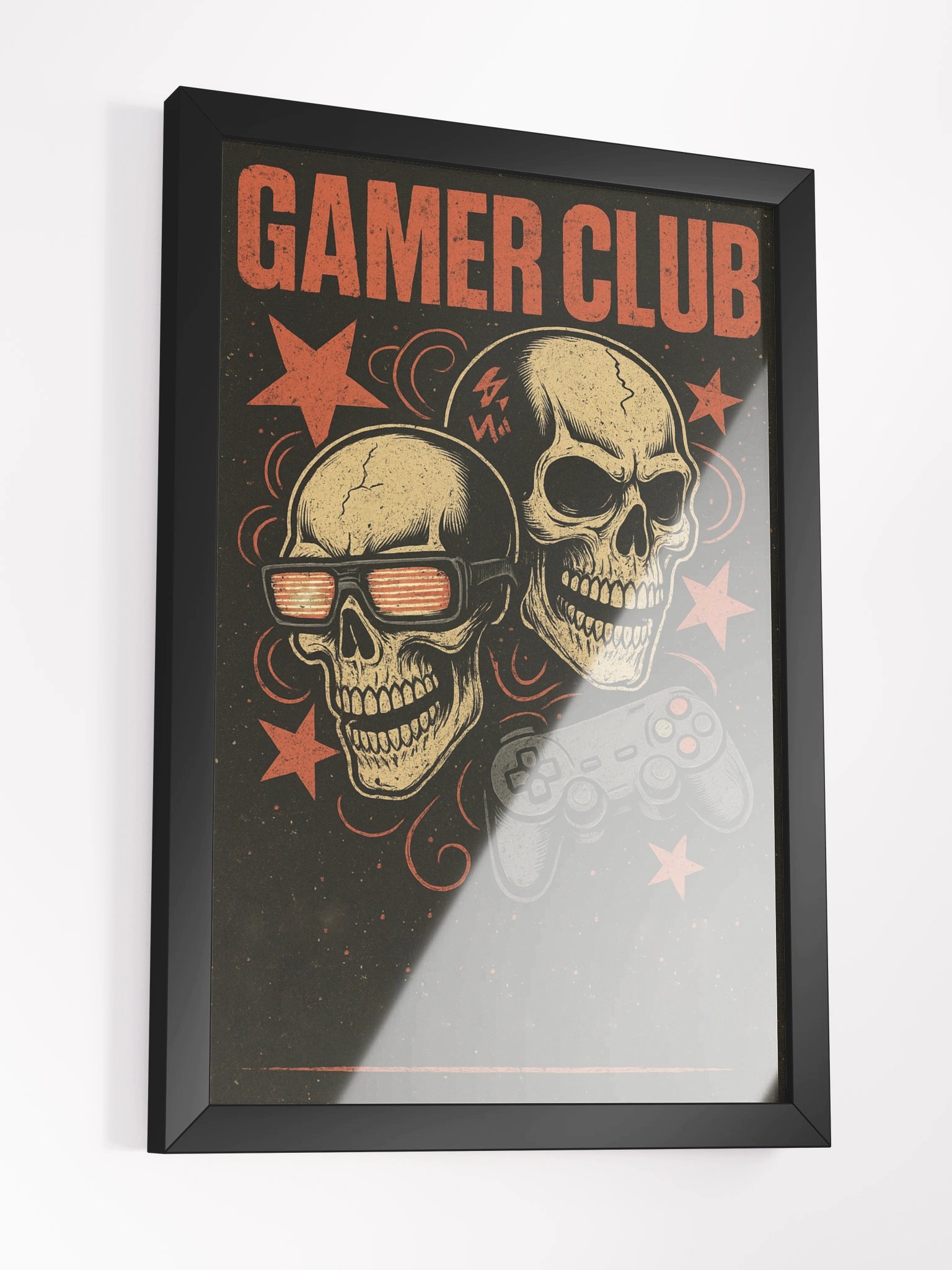 Gamer Club Skulls Framed Poster product image (17)