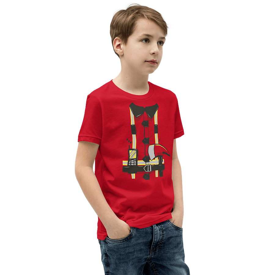 Firefighter Halloween Costume Funny T-Shirt For Kids product image (14)
