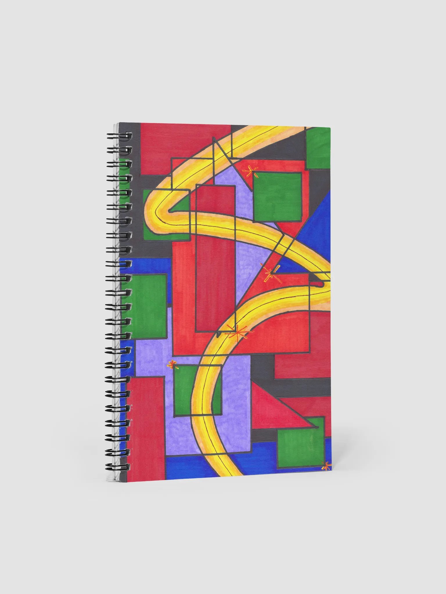"Gleaming Ride" Spiral Notebook product image (1)