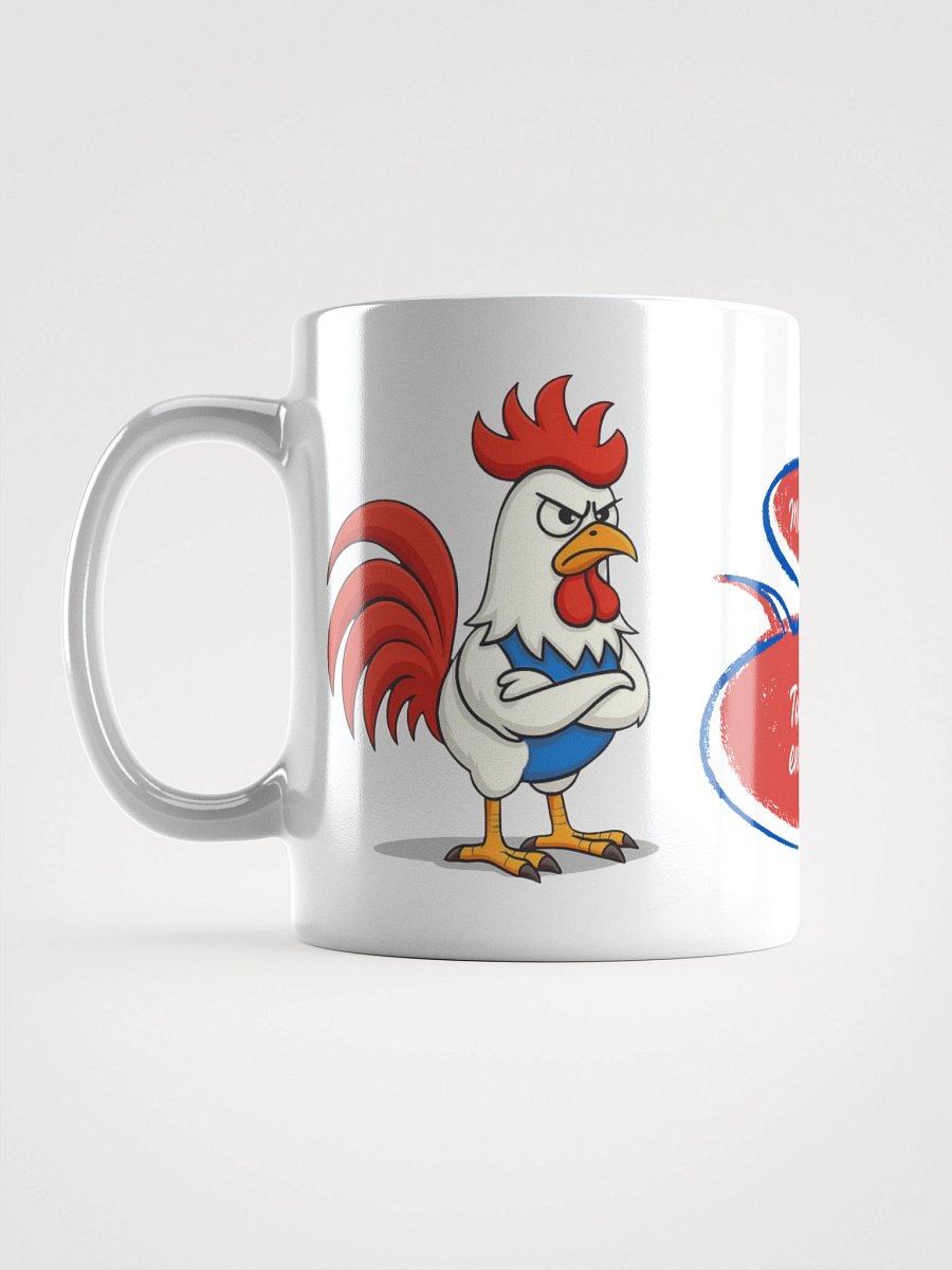 Mug Blanc, Coq Râleur - Mais c'est dingue et Tout part en vrille - Cadeau Humour Français product image (1)