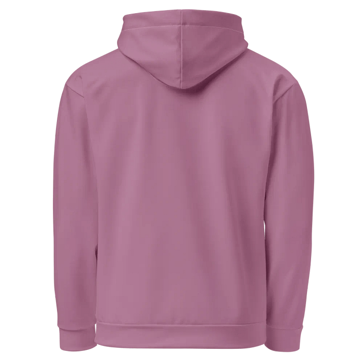 Plain Medium Dark Lilac Purple Soft Summer Unisex Recycled Polyester Heavyweight Premium Hoodie by Treasure Pie product image (2)