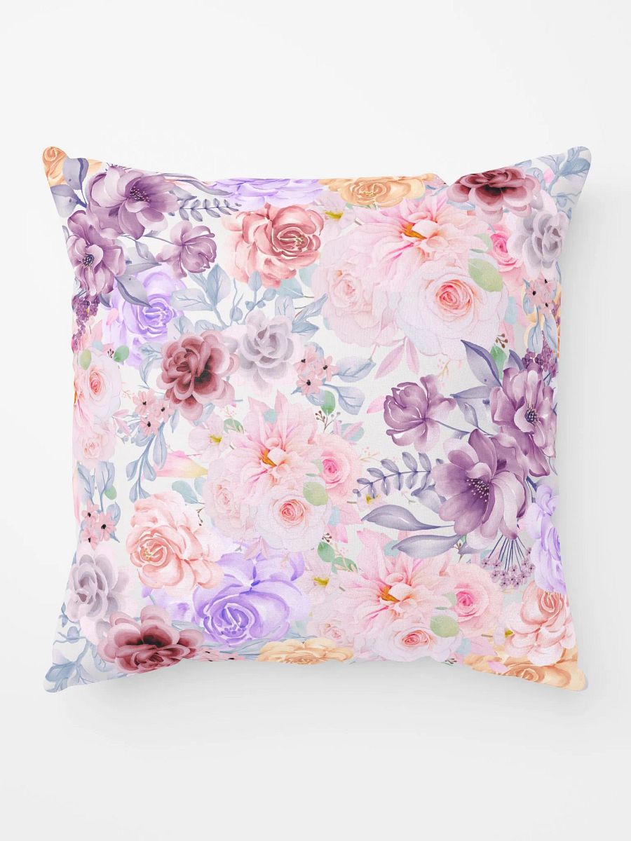 Pastel Floral Dream All-Over Print Pillow product image (4)