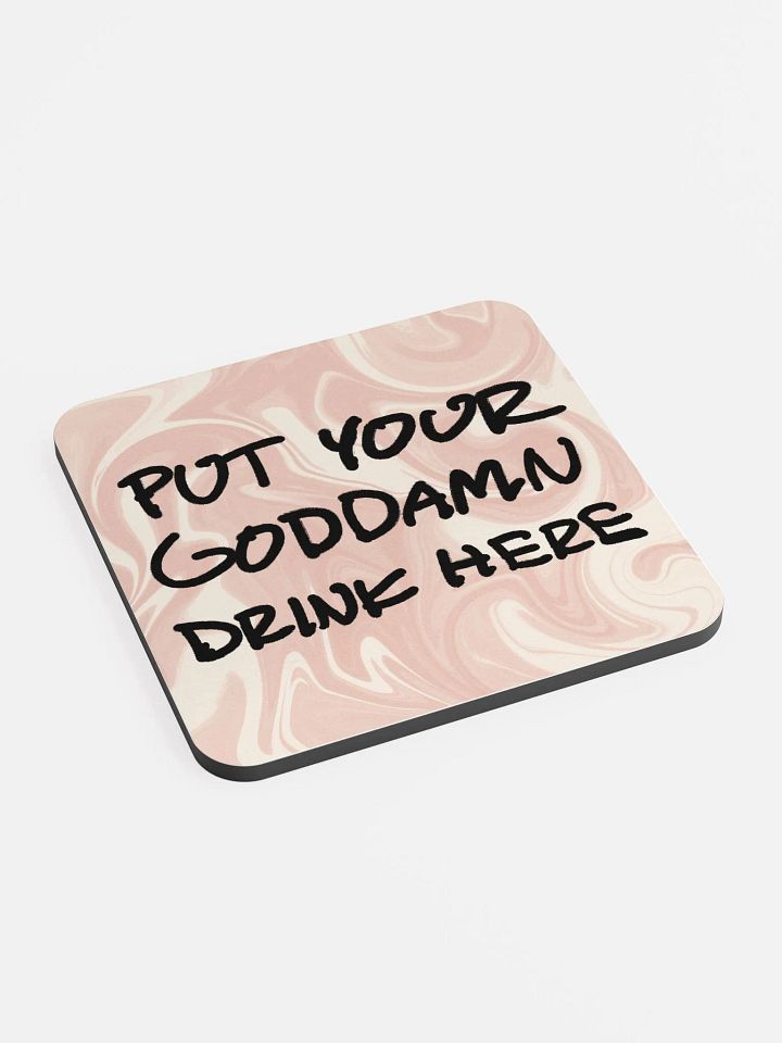 PYGDH coaster (trippy marble #3) product image (2)