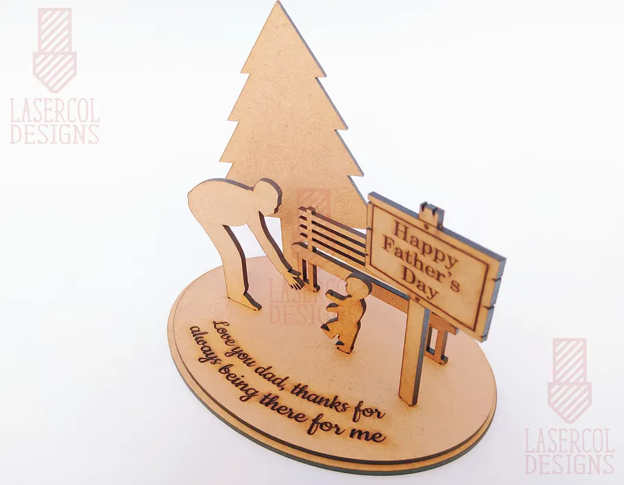Father's Day Gift Plaque - Laser Cut Files product image (7)