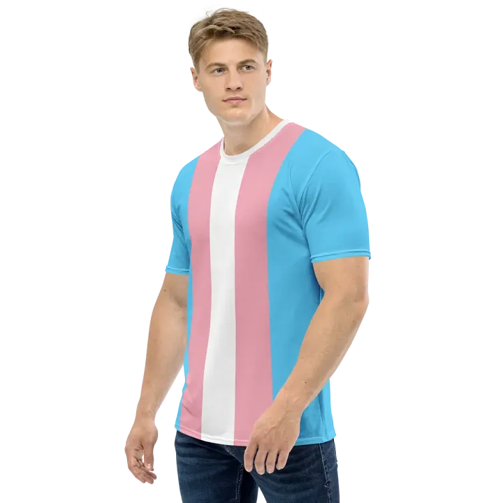 Trans Pride Flag - All-Over Print T-Shirt product image (2)