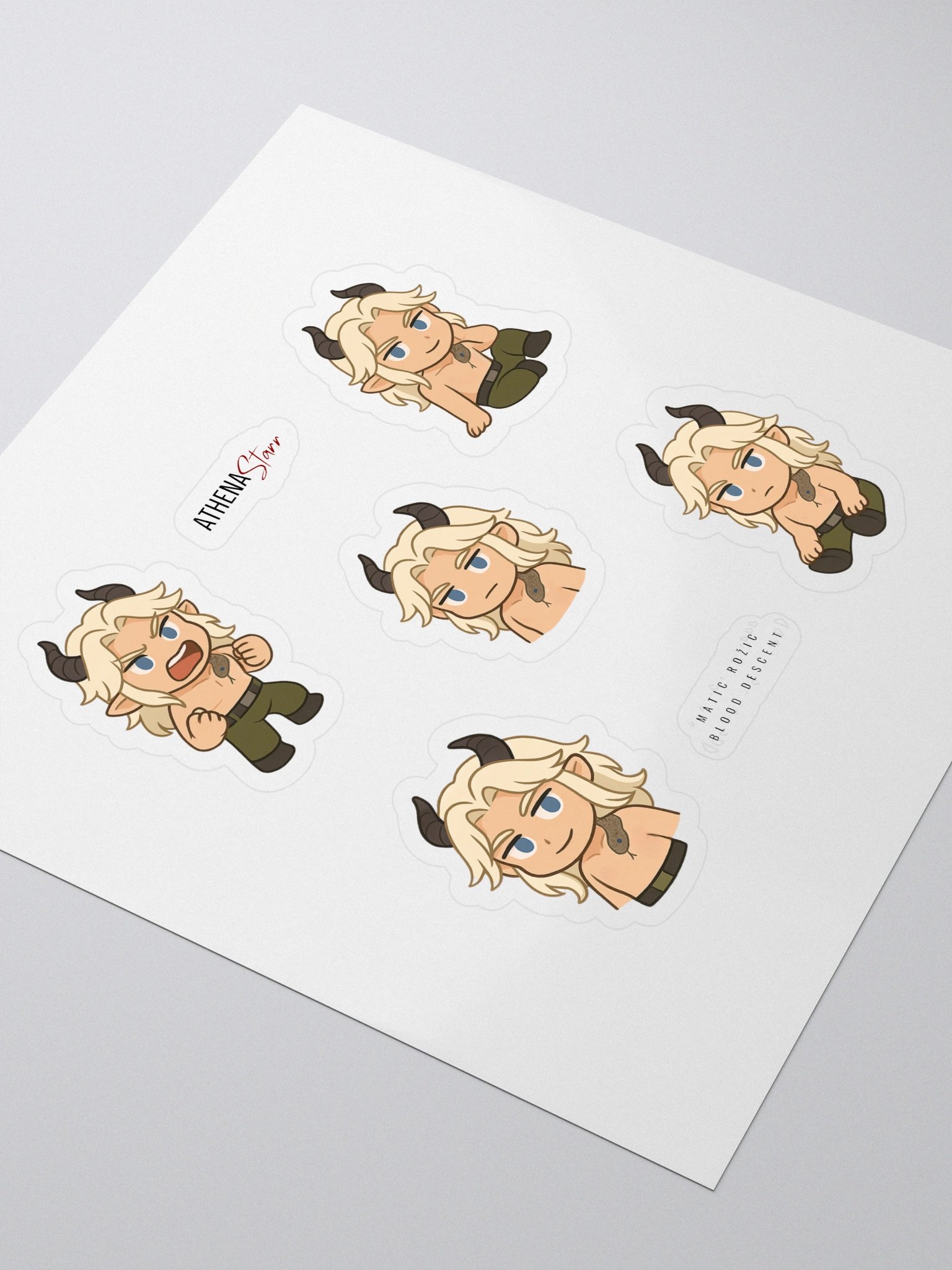 Matic Rožič Sticker Set – Blood Descent product image (3)