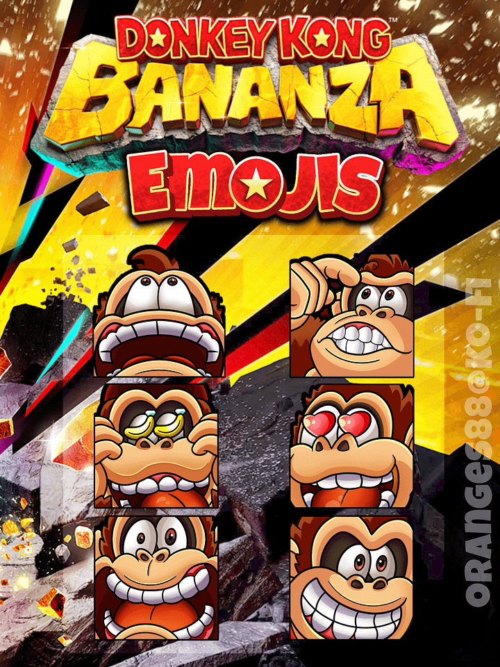Donkey Kong Bananza emojis product image (1)