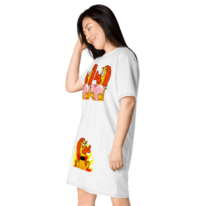 Heart My Parts T-Shirt Dress product image (2)