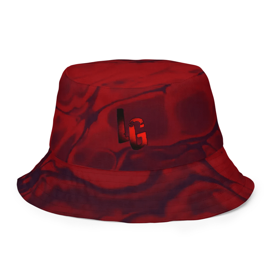 Reversible Black/Blood Paradise Bucket Hat product image (9)