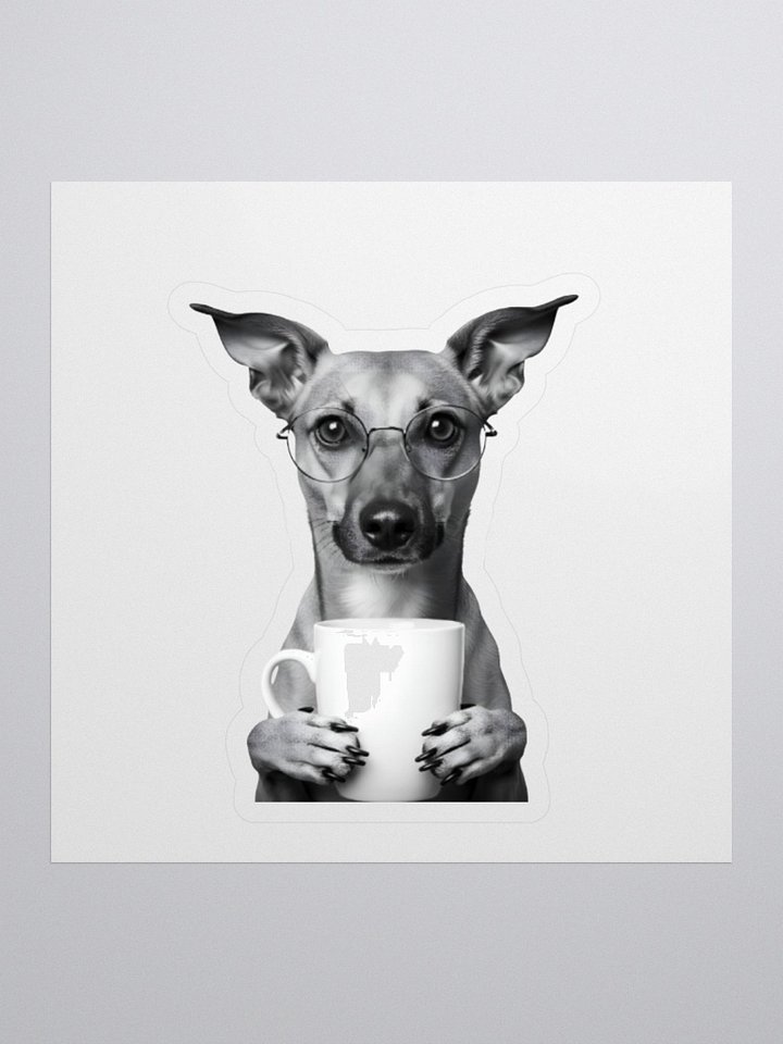 Potcake and Coffee Sticker product image (1)
