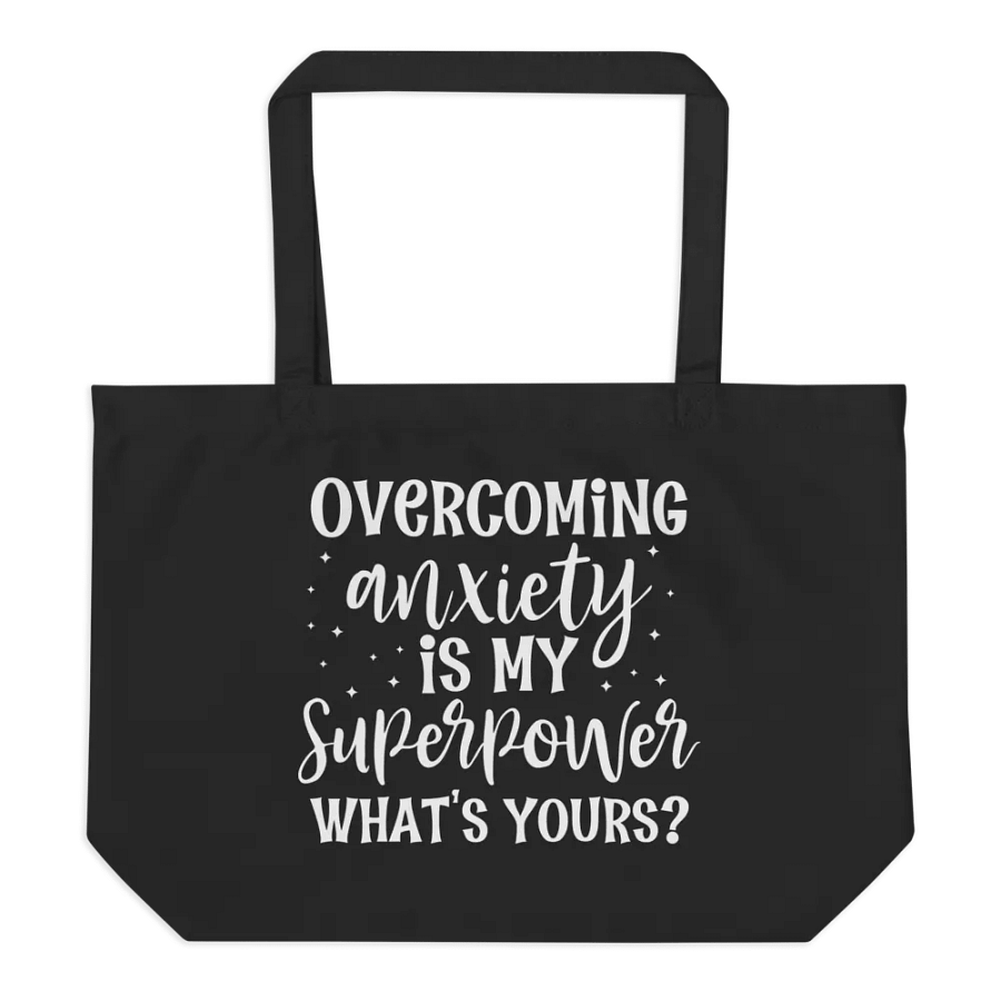 Overcoming Anxiety Is My Superpower Bag product image (6)