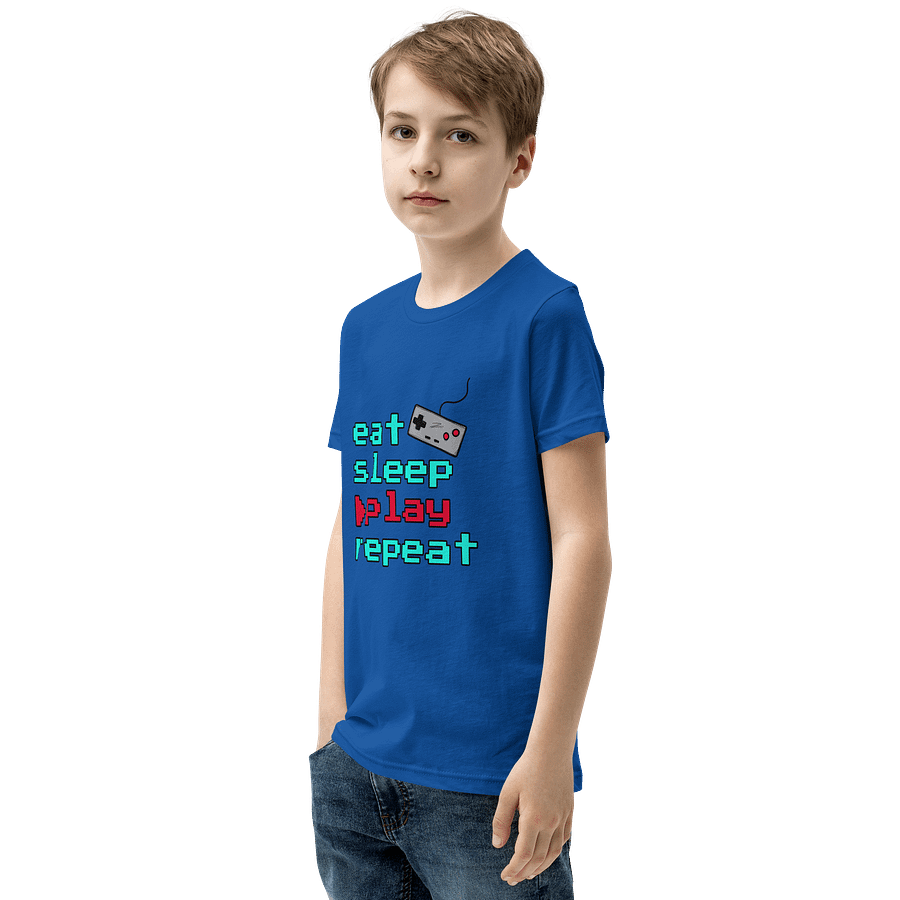 Teen T-Shirt | "eat sleep play repeat" product image (39)