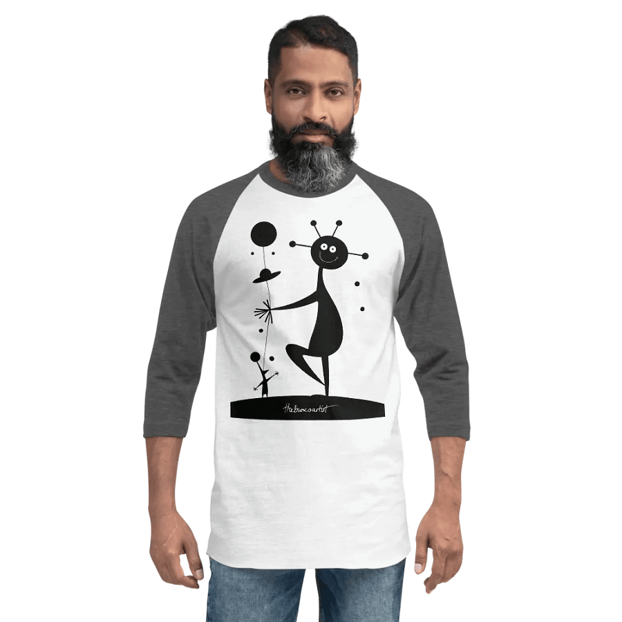 Tultex Fine Jersey Raglan Tee product image (1)