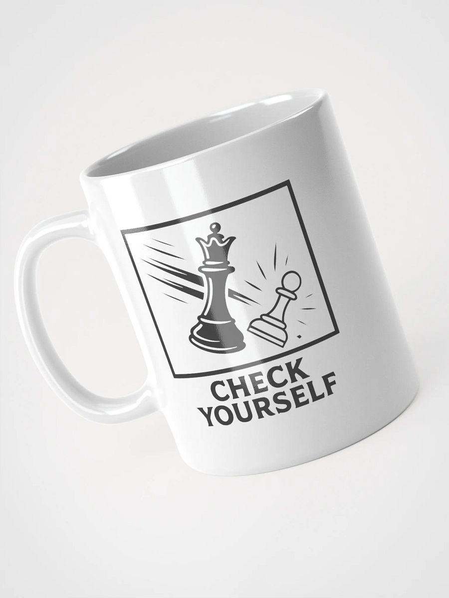 Check Yourself - White Glossy Mug product image (3)