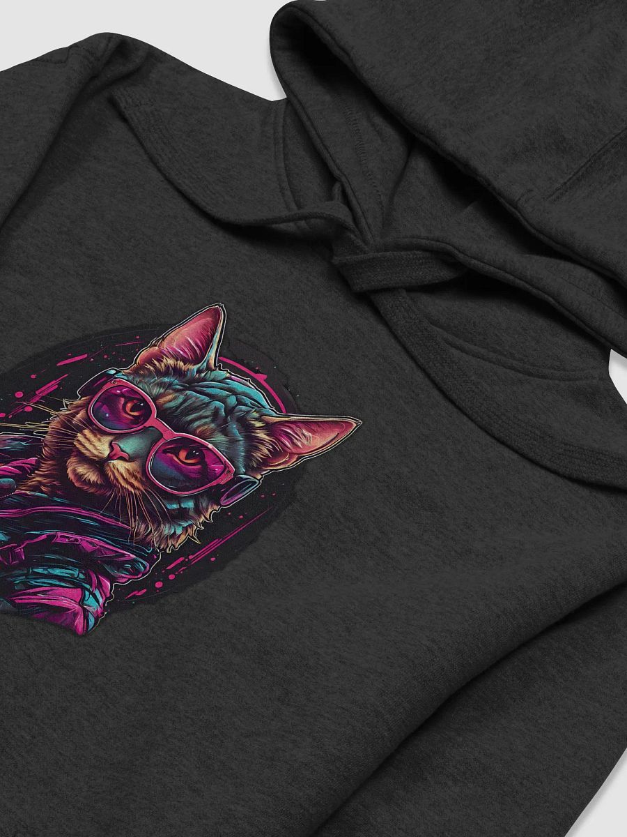 Neon Feline Vibes Hoodie product image (14)