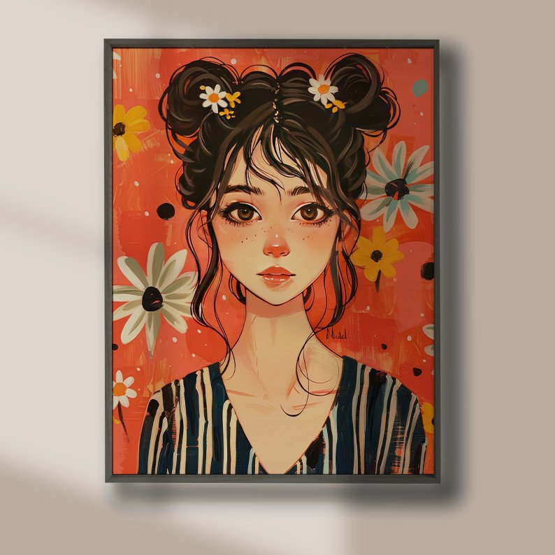 Orange Tree Summer Gallery Wall Set of 6 Prints - DIGITAL product image (3)
