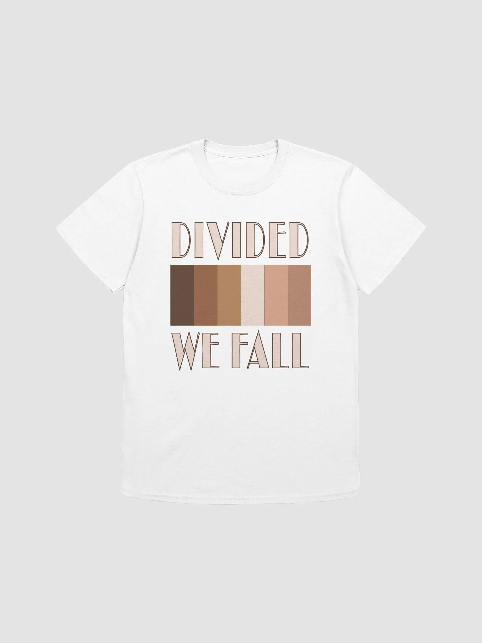 Divided We Fall - Skin Colour One - Gildan Unisex Softstyle T-Shirt product image (1)