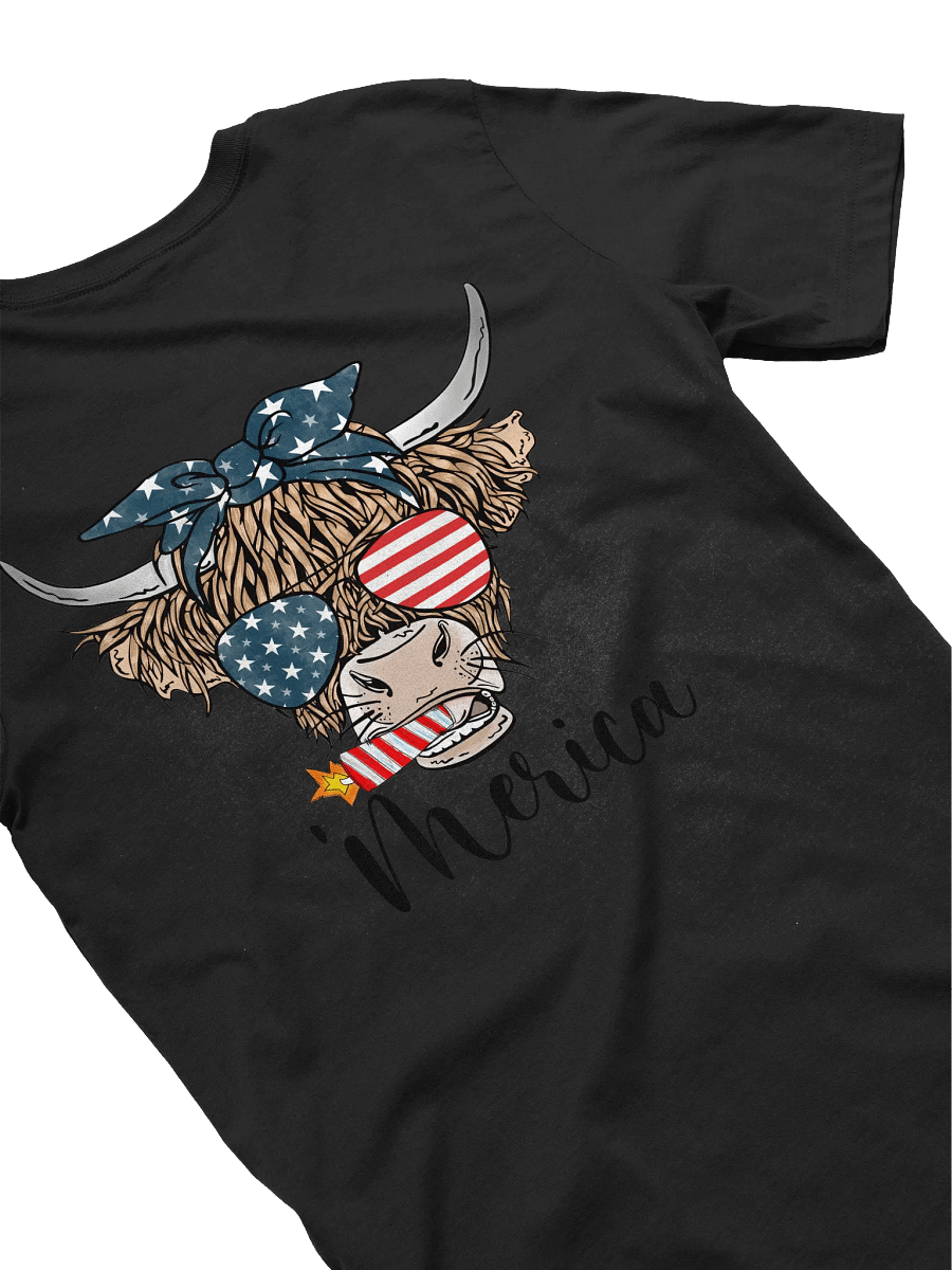 Mann Pyro T-Shirt ( Patriotic Cow) product image (4)