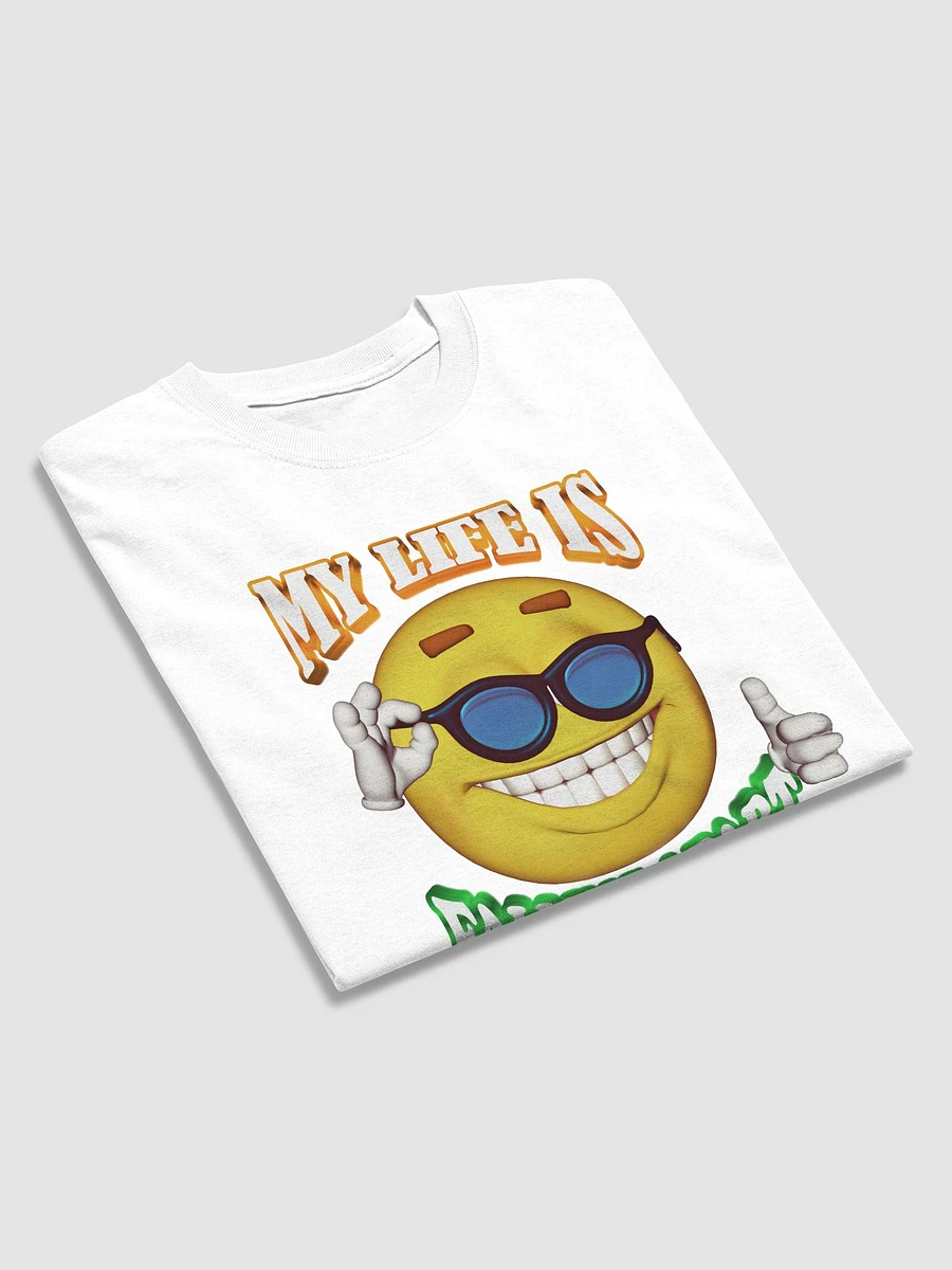 My life is falling apart cursed emote T-shirt product image (4)