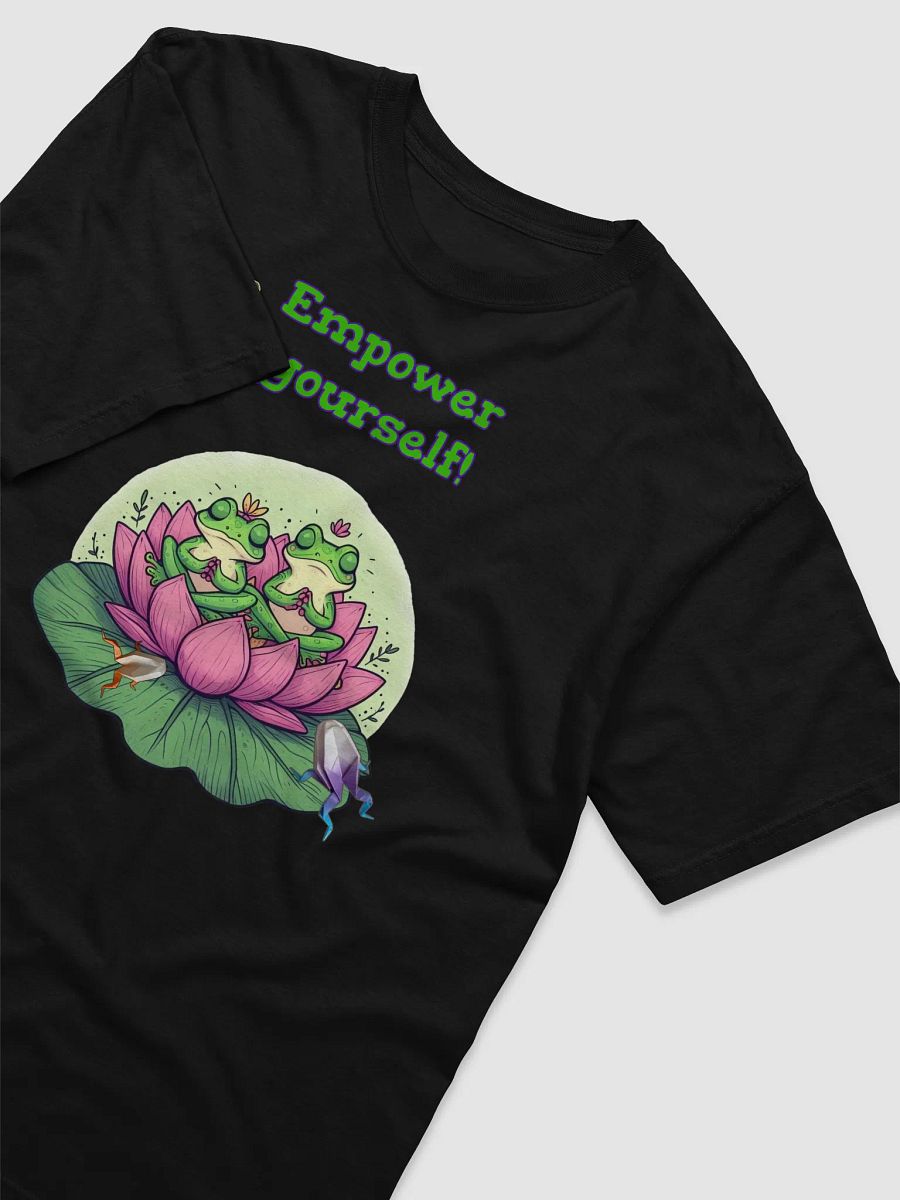 Zen Frog Lotus T-Shirt product image (23)