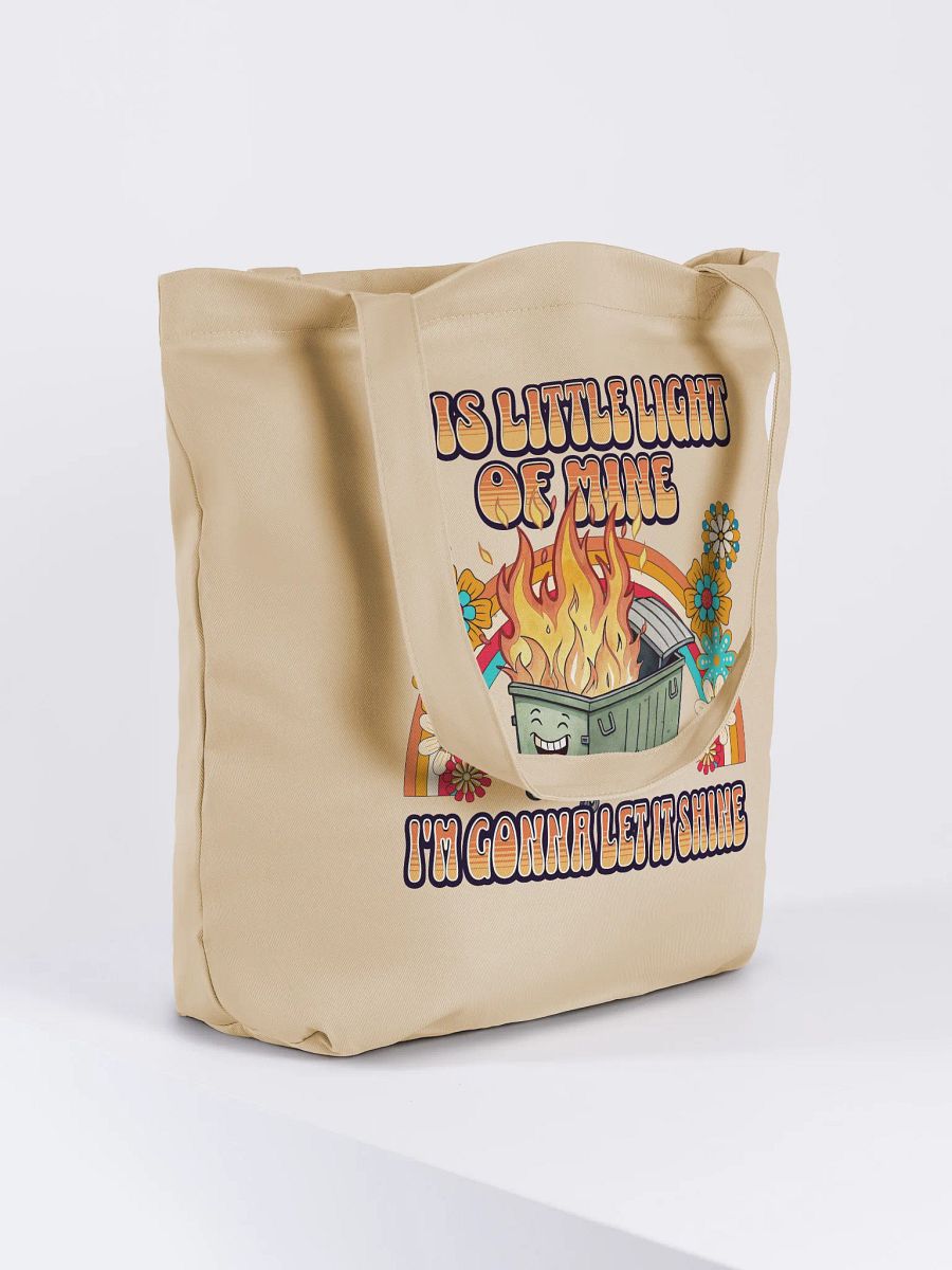 This Little Light Of Mine Dumpster Fire Tote Bag product image (4)