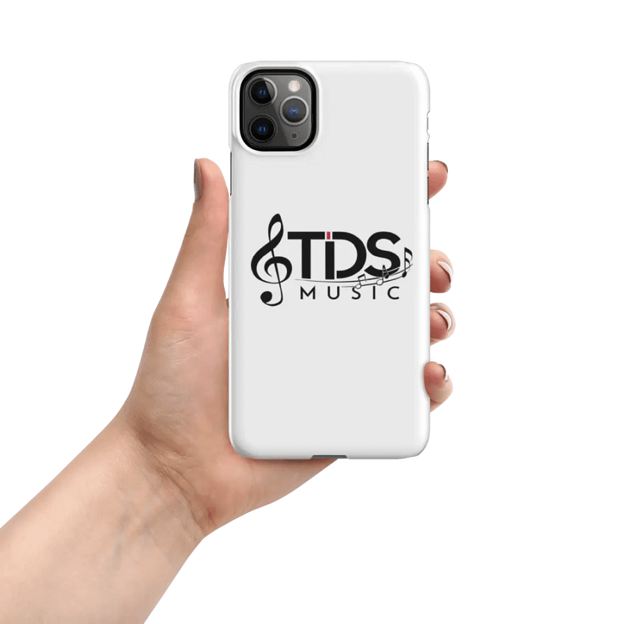 TDS Music Matte White iPhone Snap Case with Music Notes Design product image (8)