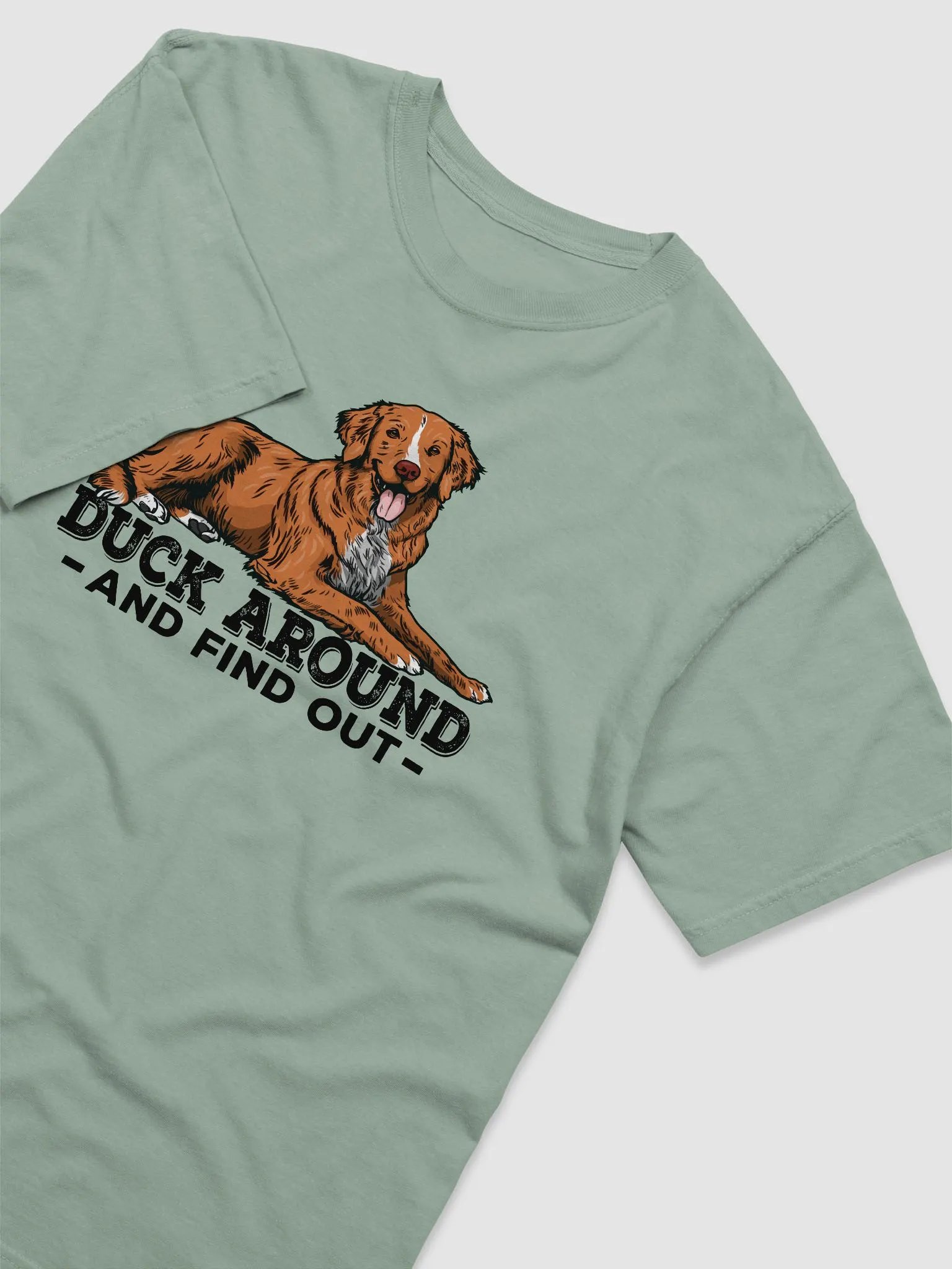 Duck Around and Find Out T-Shirt of a Nova Scotia Duck Tolling Retriever | Funny T-Shirt for Toller Paw-rents product image (6)