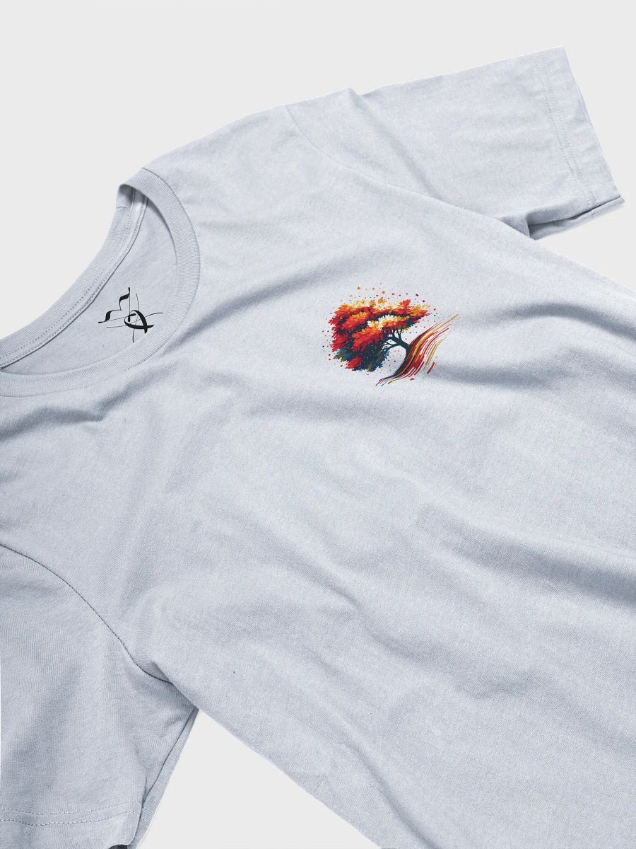 Modern Block Style Autumn Tree Graphic Bella+Canvas Unisex Supersoft T-Shirt product image (29)