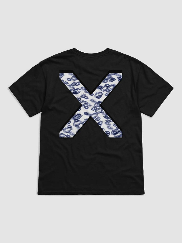 White X Dark Blue Lipstick Kisses Shirt product image (26)