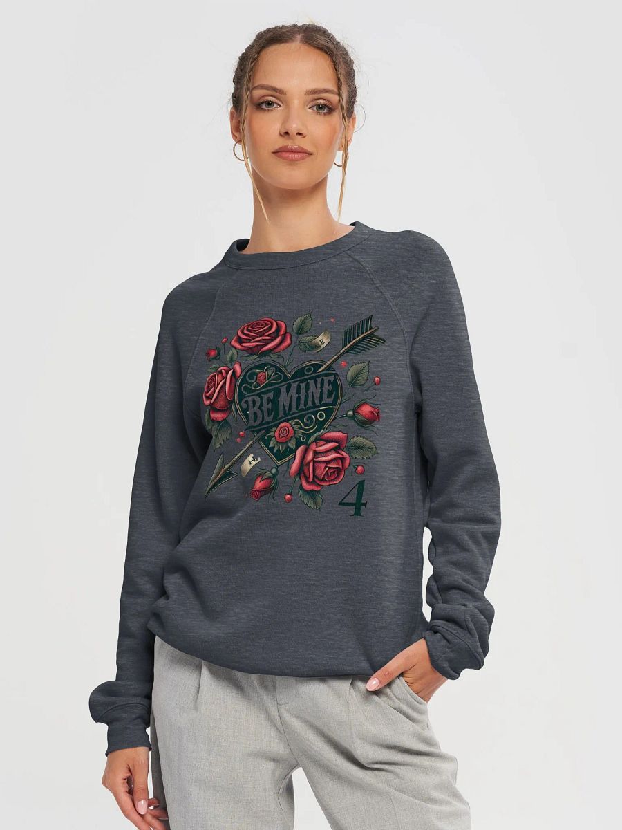 Romantic Heartbreak Unisex Raglan Sweatshirt product image (4)