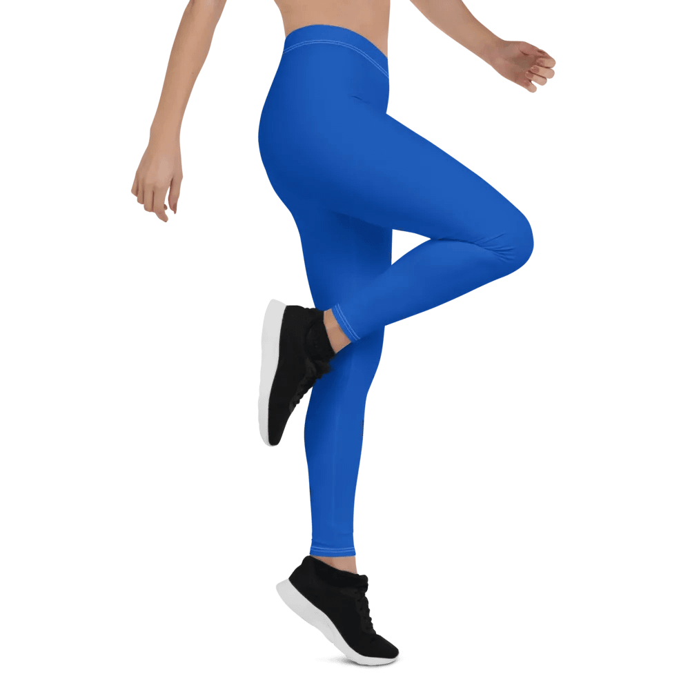 Plain Color Absolute Blue Leggings product image (6)