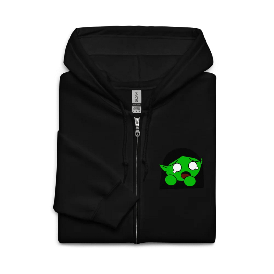 Scared Gremlin Zip-Up Hoodie product image (5)
