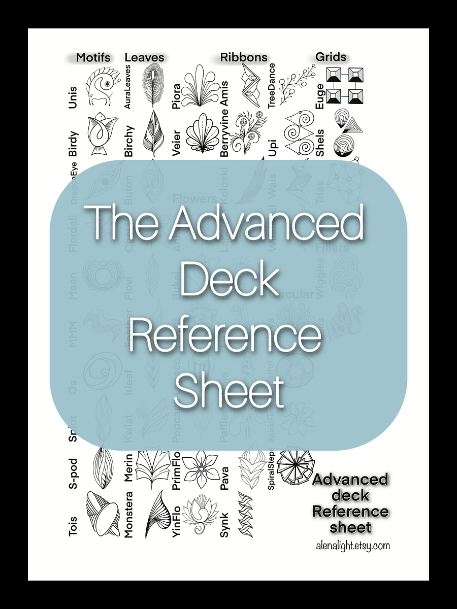 Advanced Deck Reference Sheet product image (1)