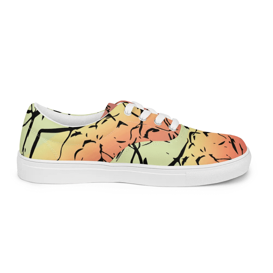 0range-Green Enigma/Women's Lace-Up Canvas Shoes by Allcolor product image (4)