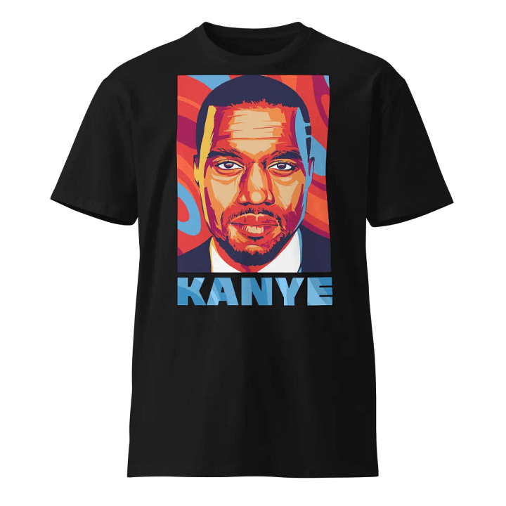 Abstract Kanye Portrait Tee product image (1)