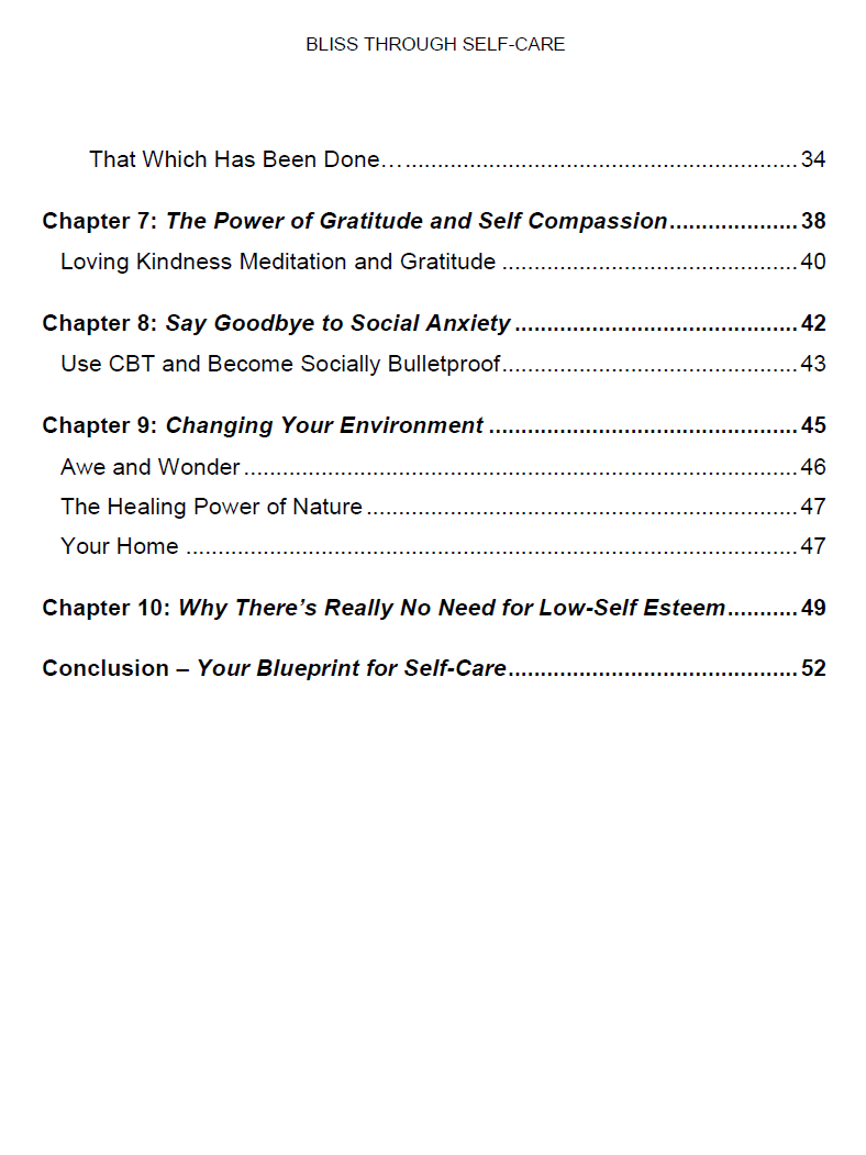 Bliss Through Selfcare eBook product image (3)