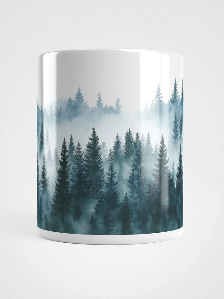 Misty Forest White Glossy Mug product image (2)