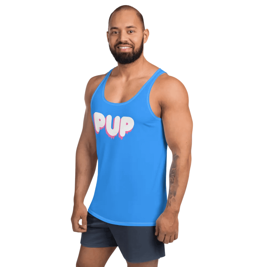 Identity Tank - PUP - Blue / Pink / White product image (4)