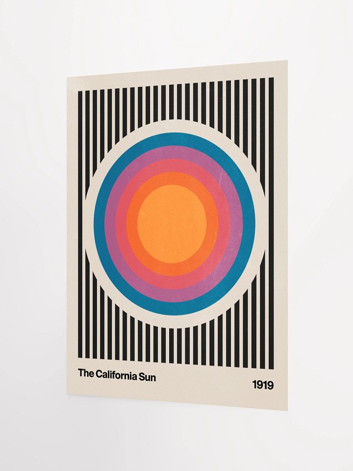 Vintage California Sun: Vintage Series 001 Poster Art Print product image (8)