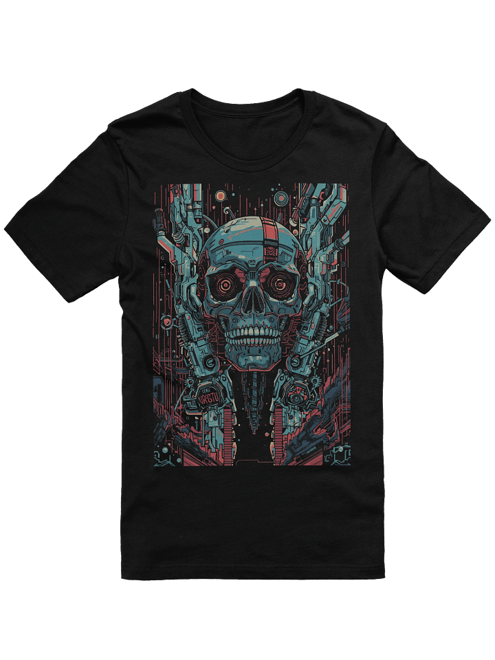 Emerging Cyborg Skull Lightweight T-Shirt product image (1)