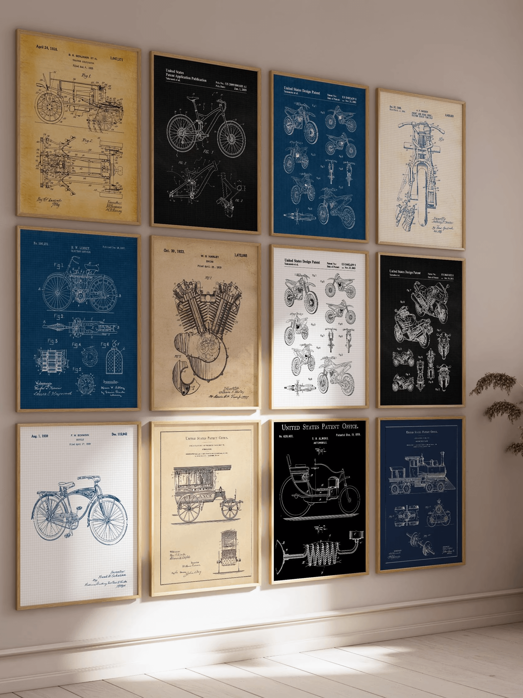 3000 MEGA Vintage Patent Posters Bundle Digital Print Set product image (4)