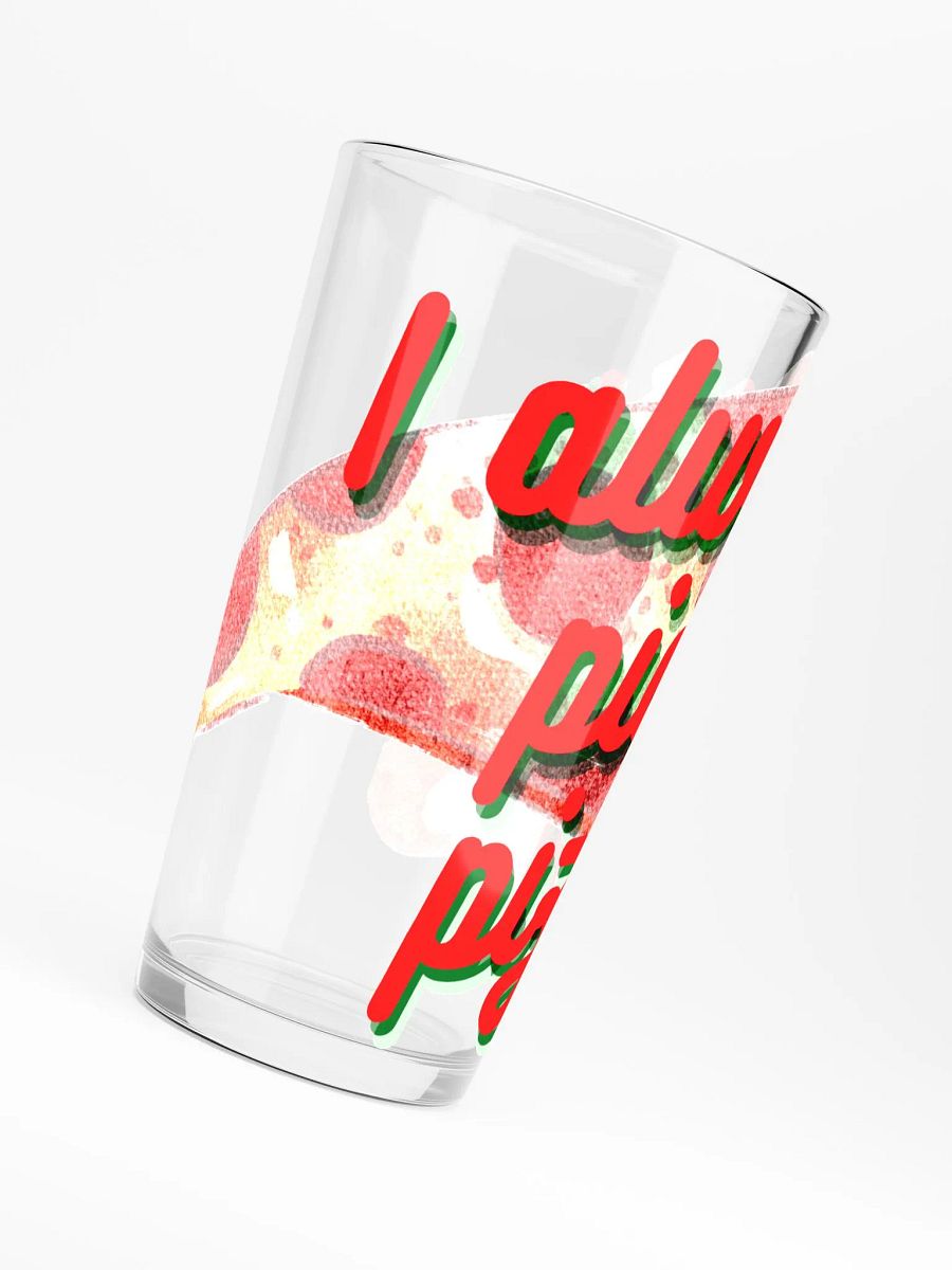 I Always Pick Pizza Pint Glass product image (6)