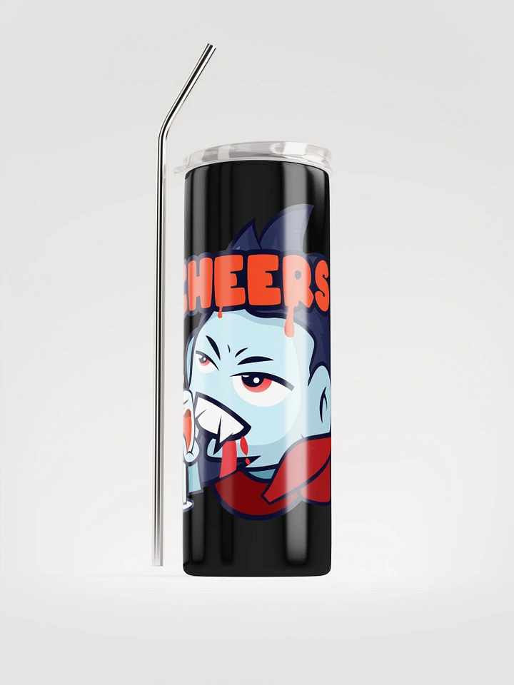 DRACULA CHEERS STAINLES STEEL TUMBLER product image (1)