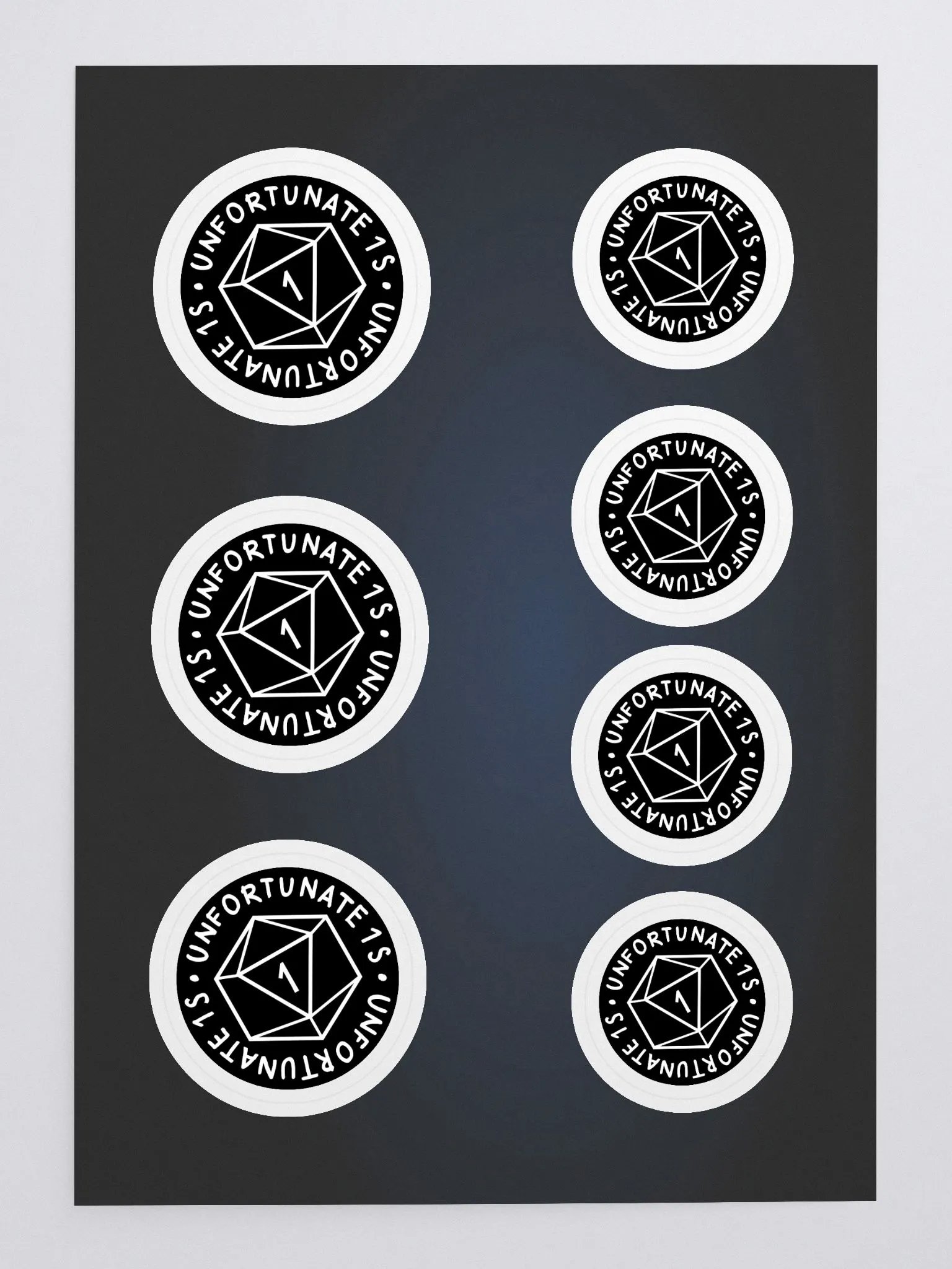 U1 Kiss Cut 6 Sticker Sheet product image (3)
