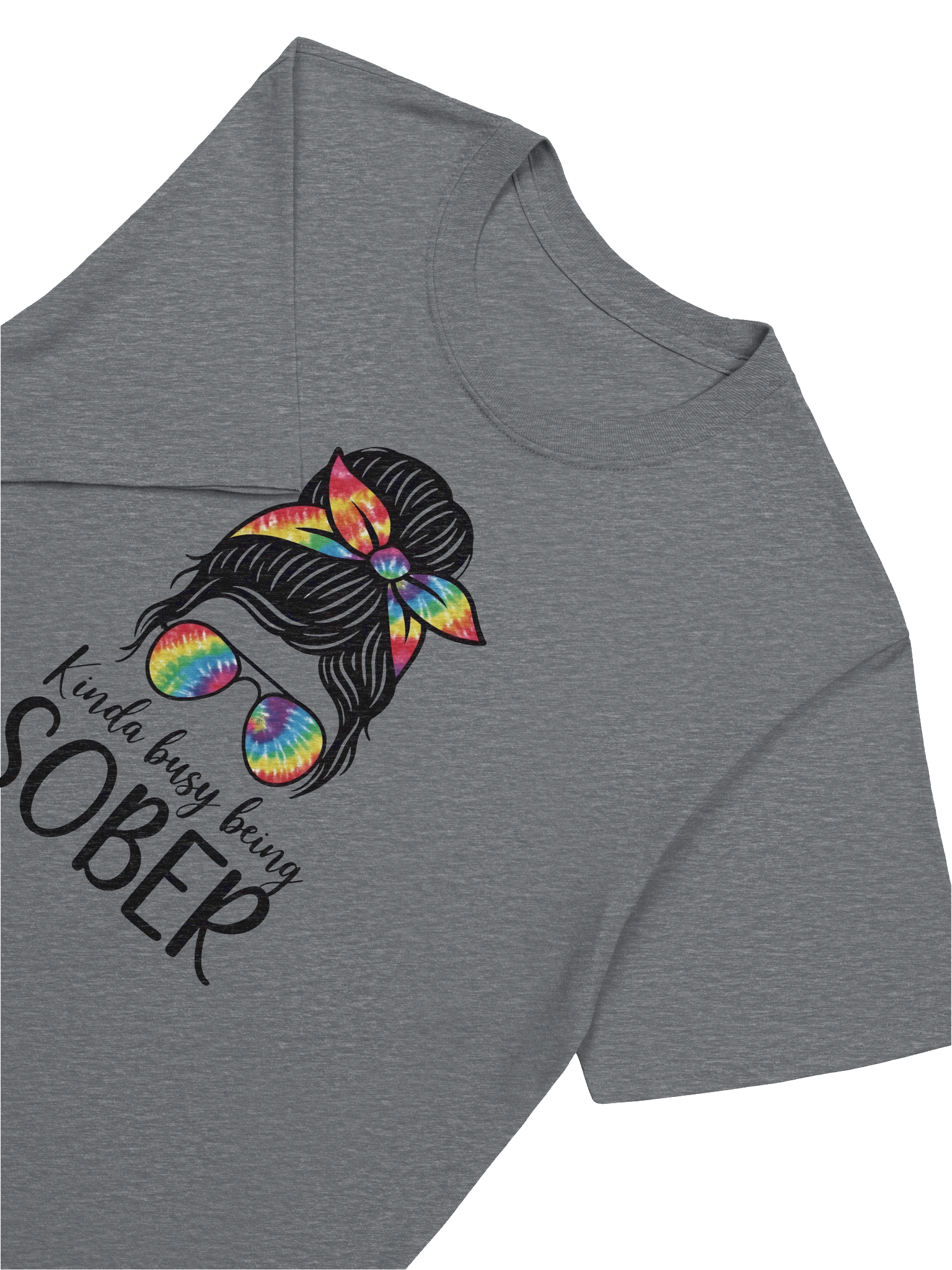 Rainbow Sober Vibes T-Shirt product image (89)