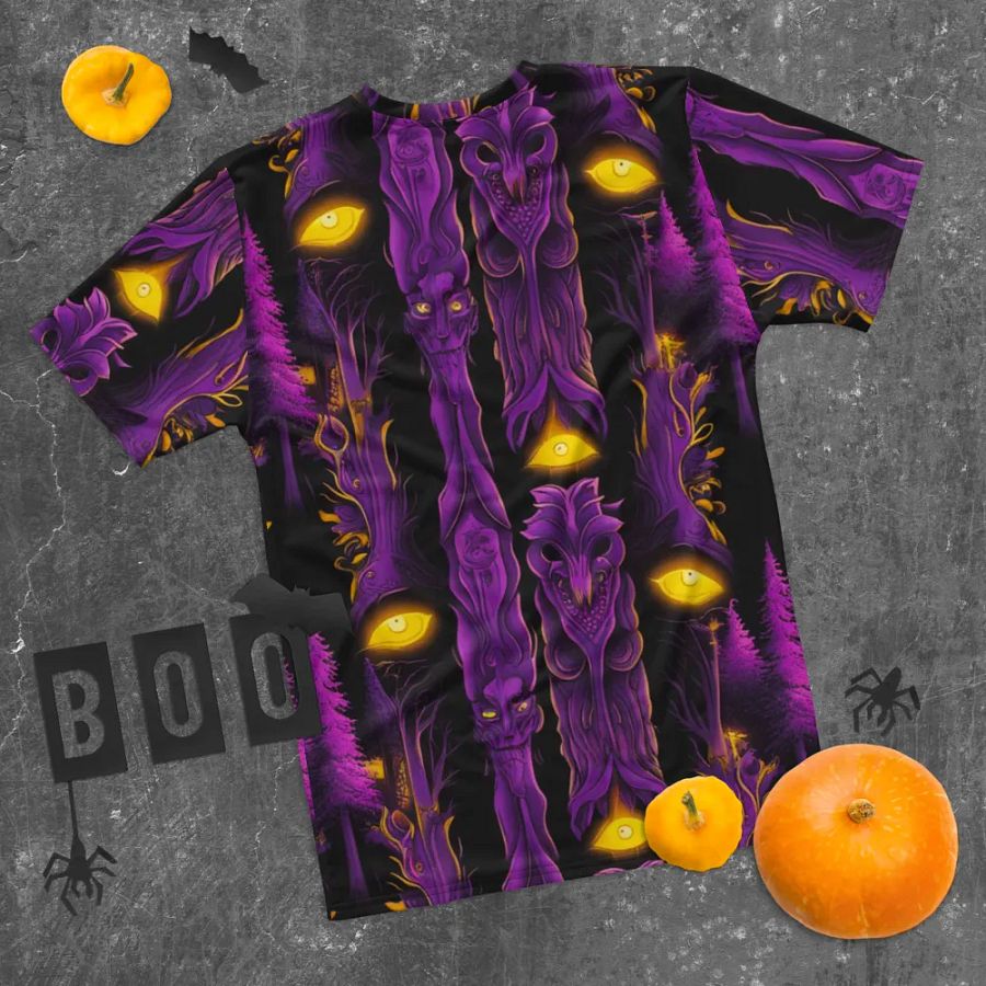 Haunted Forest Glowing Eyes T Shirt product image (11)