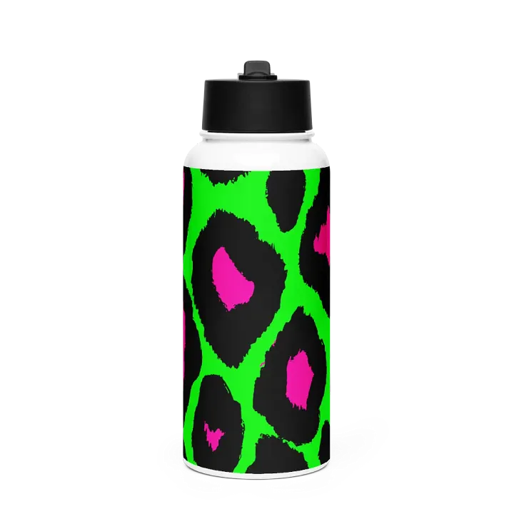 Wild Leopard Print Stainless Steel Water Bottle product image (1)
