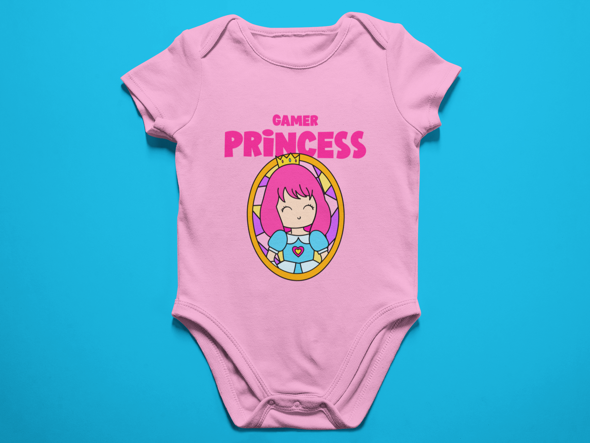 Gamer Princess - Baby Bodysuit Onesies for Girls product image (1)